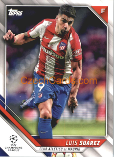 Luis Suarez 2021/22 Topps UCL #9 