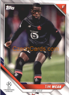 Tim Weah 2021/22 Topps UCL #11