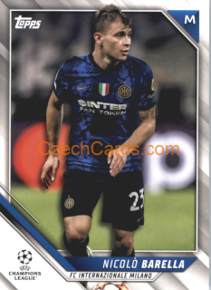 Nicolo Barella 2021/22 Topps UCL #17