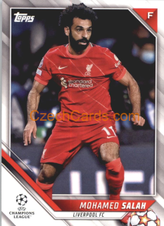 Mohamed Salah 2021/22 Topps UCL #18