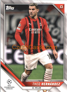 Theo Hernandez 2021/22 Topps UCL #32