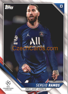 Sergio Ramos 2021/22 Topps UCL #36