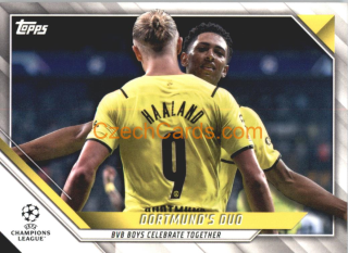 Jude Bellingham / Erling Haaland 2021/22 Topps UCL #37