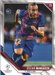 Oscar Mingueza 2021/22 Topps UCL #41 RC