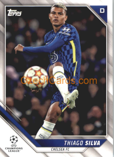 Thiago Silva 2021/22 Topps UCL #42