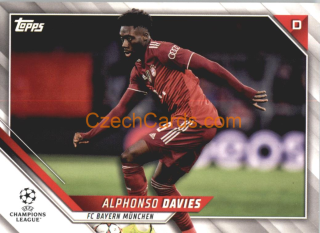 Alphonso Davies 2021/22 Topps UCL #46