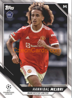 Hannibal Mejbri 2021/22 Topps UCL #53 RC