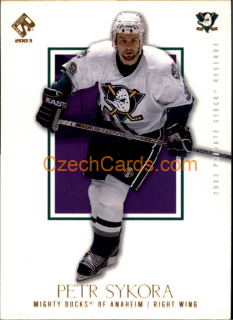 Petr Sykora 2002/03 Private Stock Reserve #3