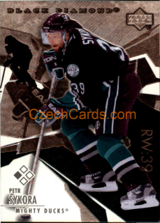 Petr Sykora 2003/04 UD Black Diamond #50