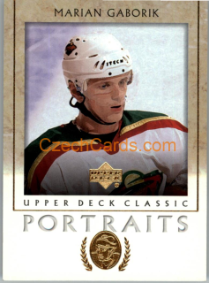 Marian Gaborik 2002/03 UD Classic Portrait #50