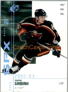 Marian Gaborik 2002/03 SPx #38