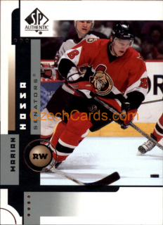 Marian Hossa 2001/02 SP Authentic #57