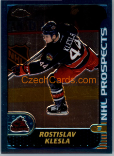 Rostislav Klesla 2001/02 Topps Chrome #138