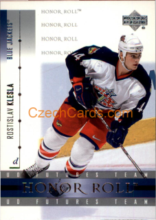 Rostislav Klesla 2001/02 UD Honor Roll #58