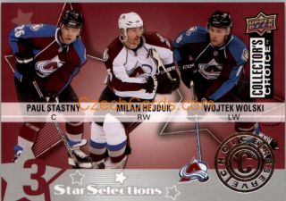 Stastny-Hejduk-Wolski 2009/10 UD Collectors Choice #208