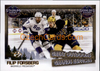 Filip Forsberg 2022-23 Topps NHL sticker The Great Outdoors #650