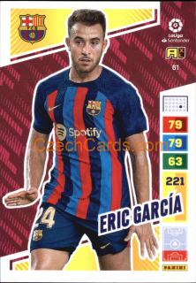 Eric García 2022/23 Panini LaLiga Santander Adrenalyn #61