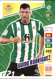 Guido Rodríguez 2022/23 Panini LaLiga Santander Adrenalyn #81