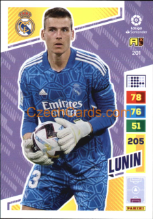 Lunin 2022/23 Panini LaLiga Santander Adrenalyn #201