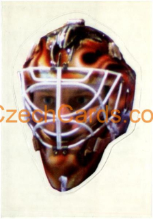 Rick Tabaracci 1998/99 Panini NHL Hockey sticker mask #179