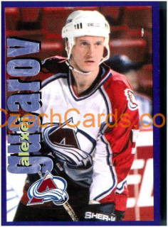 Alexei Gusarov 1998/99 Panini NHL Hockey sticker #186