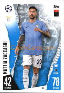 Mattia Zaccagni 2023/04 Topps Match Attax #332