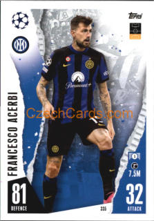 Francesco Acerbi 2023/04 Topps Match Attax #335