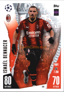 Ismaël Bennacer 2023/04 Topps Match Attax #349