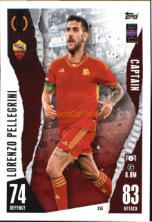 Lorenzo Pellegrini 2023/04 Topps Match Attax Captain #358