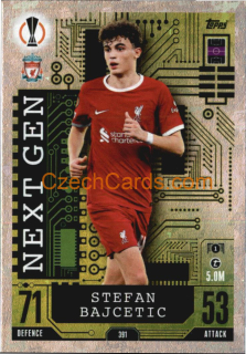 Stefan Bajcetic 2023/04 Topps Match Attax Next Gen #391