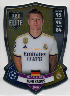 Toni Kroos 2023/04 Topps Match Attax Pro Elite Chrome Shield #SH8