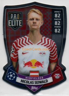 Nicolas Seiwald 2023/04 Topps Match Attax Pro Elite Chrome Shield #SH15