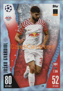 Joško Gvardiol 2023/04 Topps Match Attax Crystal Parallel #229