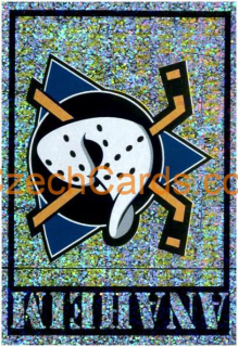 Anaheim Mighty Ducks Logo 1999/00 Panini NHL sticker metal #174