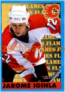 Jarome Iginla 1999/00 Panini NHL sticker #190