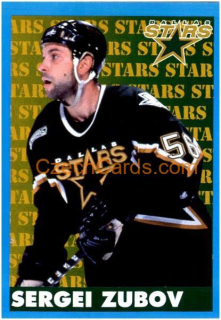 Sergei Zubov 1999/00 Panini NHL sticker #221