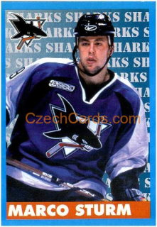 Marco Sturm 1999/00 Panini NHL sticker #302