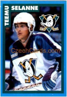 Teemu Selanne 1999/00 Panini NHL sticker #318