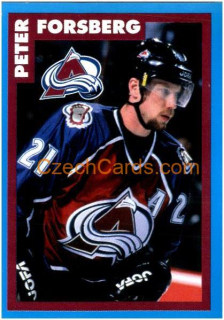 Peter Forsberg 1999/00 Panini NHL sticker #320