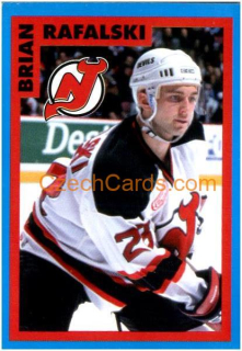 Brian Rafalski 1999/00 Panini NHL sticker #358 RC