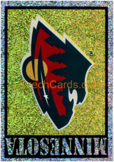 Minnesota Wild Logo 1999/00 Panini NHL sticker metal #360