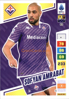 Sofyan Amrabat 2023/24 Panini Calciatori Adrenalyn XL #83