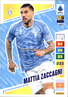 Mattia Zaccagni 2023/24 Panini Calciatori Adrenalyn XL #195