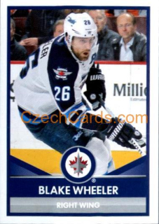 Blake Wheeler 2016/17 Panini NHL sticker #424