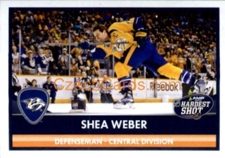 Shea Weber - Hardest Shot 2016/17 Panini NHL sticker #450