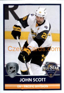 John Scott 2016/17 Panini NHL sticker #458