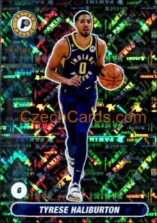 Tyrese Haliburton 2023/24 Panini NBA sticker foil #190