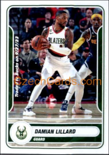 Damian Lillard 2023/24 Panini NBA sticker #222