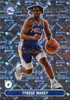 Tyrese Maxey 2023/24 Panini NBA sticker foil #257