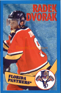 Radek Dvorak 1996/97 Panini NHL sticker #71